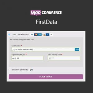 WooCommerce FirstData 5.0.2