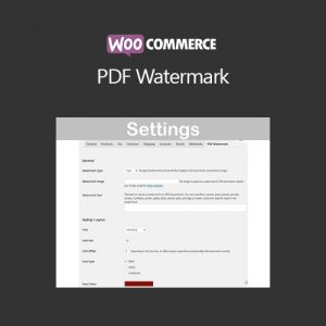 WooCommerce PDF Watermark 1.6.1