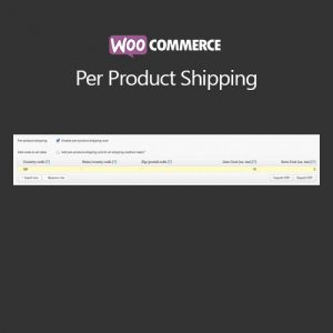 WooCommerce Per Product Shipping 2.5.0