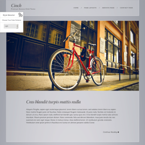 Cinch Genesis Child WordPress Theme 1.3