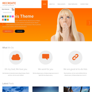 Recreate Genesis Child WordPress Theme 1.5.1