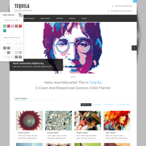 Tequila Genesis Child WordPress Theme 1.7