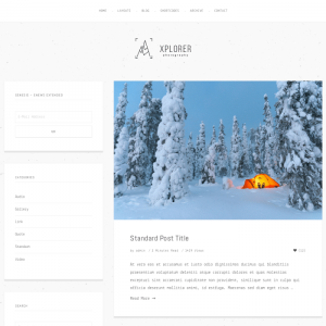 Xplorer Genesis Child WordPress Theme 1.2.0